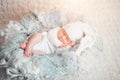Sweet baby in sweet dream Royalty Free Stock Photo