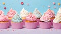 sweet background cupcake food