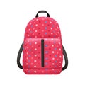Sweet Backpack Realistic Composition Royalty Free Stock Photo
