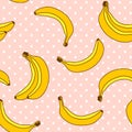 Sweet bananas seamless pattern