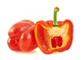 Sweet bell pepper isolated Royalty Free Stock Photo