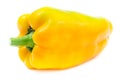 Sweet bell pepper isolated on white Royalty Free Stock Photo