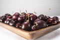 Sweet bing cherries