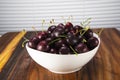 Sweet bing cherries Royalty Free Stock Photo