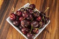 Sweet bing cherries Royalty Free Stock Photo