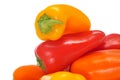 Sweet bite peppers of different colors Royalty Free Stock Photo
