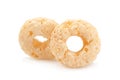 Sweet brekfast cereal rings Royalty Free Stock Photo