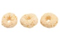 Sweet brekfast cereal rings Royalty Free Stock Photo