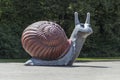 Sweet Brown Snail sculpture in Munich, 2015