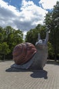 Sweet Brown Snail sculpture in Munich, 2015