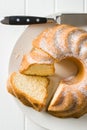 Sweet bundt cake Royalty Free Stock Photo