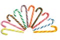 Sweet candy-canes Royalty Free Stock Photo