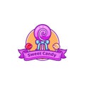 sweet candy lollipop pink jelly