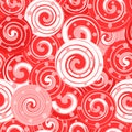 Sweet candy swirl background, lollipop seamless pattern