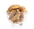 Sweet cantuccini biscuits Royalty Free Stock Photo