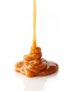 Sweet caramel sauce Royalty Free Stock Photo