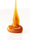 Sweet caramel sauce Royalty Free Stock Photo