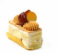 Sweet chestnut cake Royalty Free Stock Photo