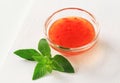 Sweet chilli sauce Royalty Free Stock Photo