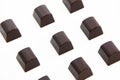 Sweet chocolate candies with filling Royalty Free Stock Photo