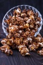 Sweet chocolate popcorn Royalty Free Stock Photo