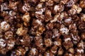 Sweet chocolate popcorn Royalty Free Stock Photo