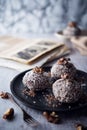 Sweet chocolate truffles Royalty Free Stock Photo