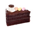 Sweet chocolated cake Royalty Free Stock Photo