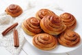 Sweet cinnamon bun rolls christmas delicious