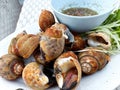 sweet clams, clams, food, grilling