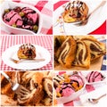 Sweet collage Royalty Free Stock Photo
