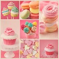 Sweet collage Royalty Free Stock Photo