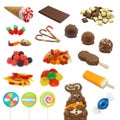 Sweet collection Royalty Free Stock Photo