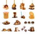 Sweet collection of products Royalty Free Stock Photo