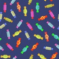 Sweet Colored Candy Seamless Pattern