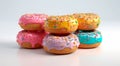 Sweet and Colorful Donuts Medley