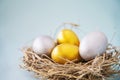 Sweet colorful Easter eggs background