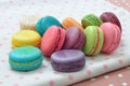 Sweet and colorful macaroons