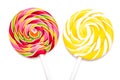 Sweet Colorful Spiral Lollipops