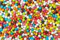 Sweet colorfull candy dragee as background Royalty Free Stock Photo