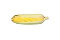 Sweet corn with peel isolated on white background Royalty Free Stock Photo