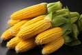 Sweet Corn Espiga isolated in the white back Royalty Free Stock Photo