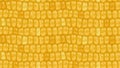 Sweet corn seamless pattern background for yellow page fill, wrapping paper. Fresh maize cob seamless texture. Healthy vegetarian Royalty Free Stock Photo