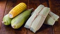 Sweet Corn, typical of Brazil, called Pamonha, Food for June and July parties