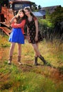 Sweet Country Girls Royalty Free Stock Photo