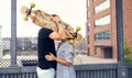 Sweet couple kissing Royalty Free Stock Photo