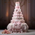 Sweet Couture: A Fashion-Inspired Multi-tiered Wedding Cake