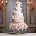 Sweet Couture: A Fashion-Inspired Multi-tiered Wedding Cake