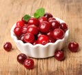 Sweet cranberries close up Royalty Free Stock Photo