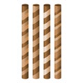 Sweet Crispy Wafer Roll Stick Vector Royalty Free Stock Photo